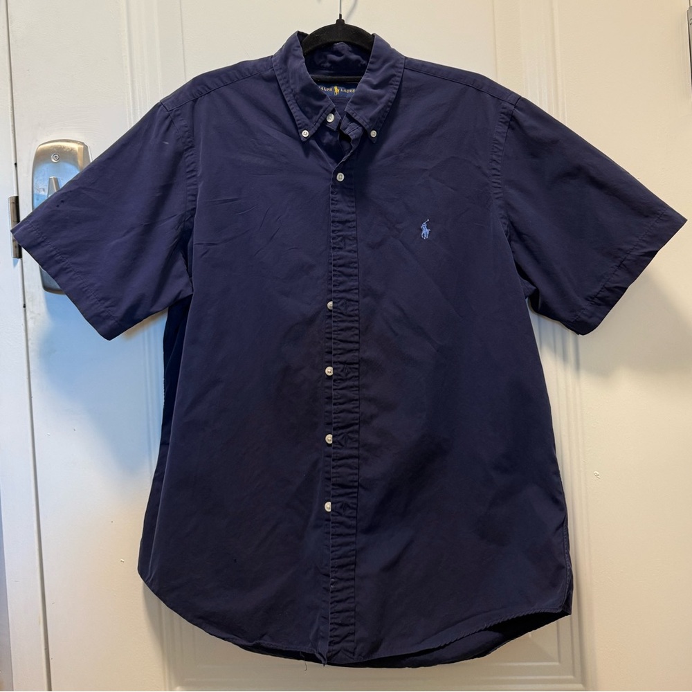 Ralph Lauren Dark Blue Casual Button Down Shirt